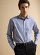 Blue cotton oxford checked shirt, regular fit_2