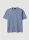 تيشيرت The Iconic Tee أزرق من قطن خالص بأكمام قصيرة وقصّة مريحة_4