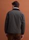 Green pure cotton jacket with velvet collar_4