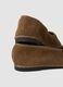 Brown genuine suede leather furlane_2