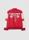 White 100% cotton oversized Chicago Bulls print sweatshirt_1