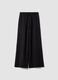 Black baggy-fit pure cotton jogger trousers_4