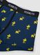 Blue stretch organic cotton Peanuts print boxer shorts_2