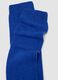 Royal blue long socks in wool, viscose and stretch cashmere_1
