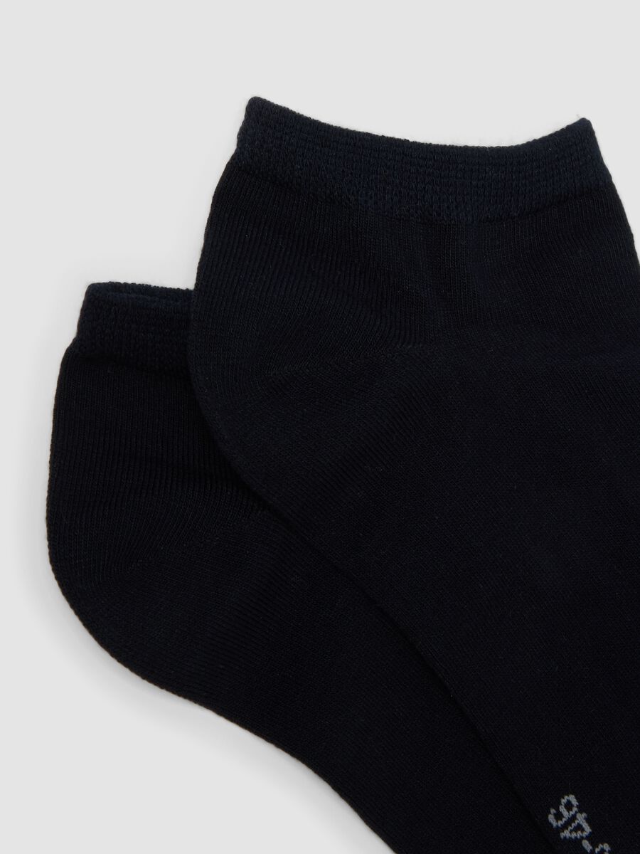 Three-pack of blue stretch sports socks_2