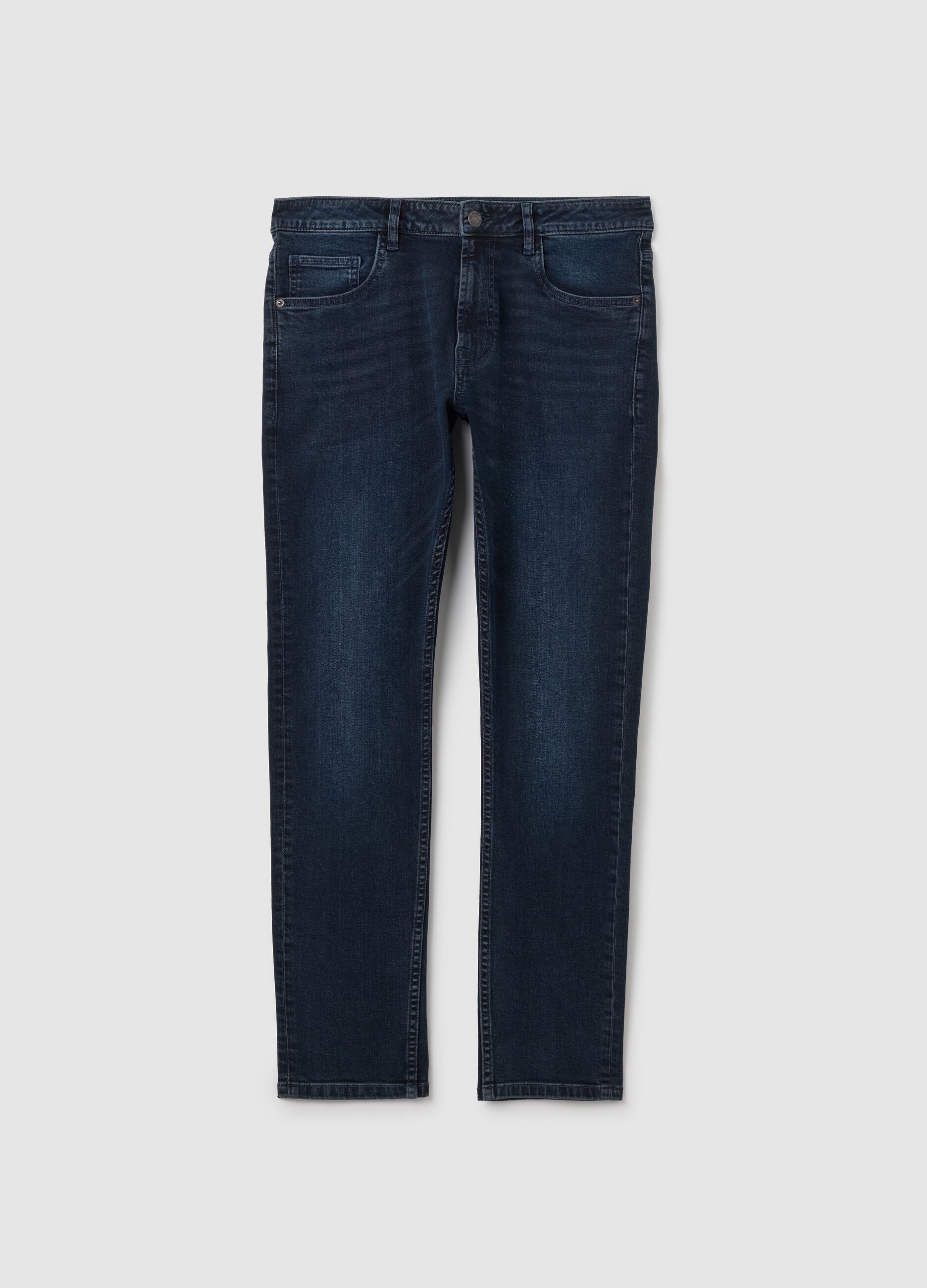 Blue Skinny Fit Denim Jeans