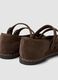 Brown ballet flats with double strap_2