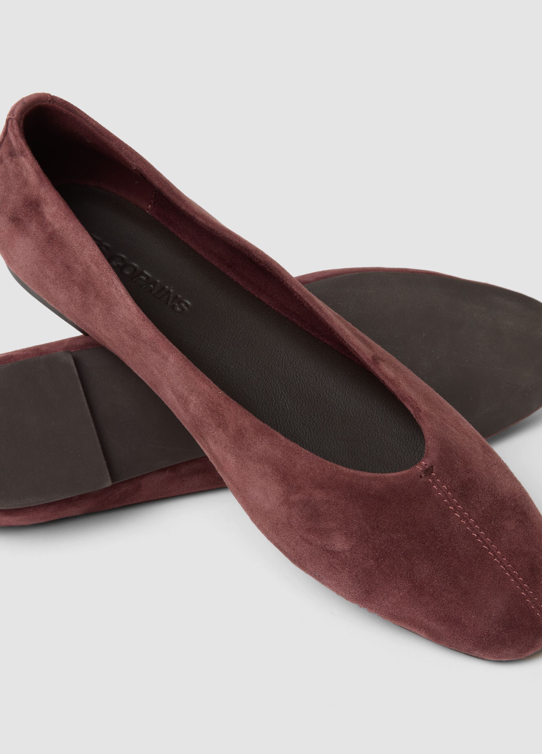 Classic red ballet flats