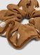 Brown polka-dot scrunchie_2