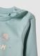 Grey organic cotton babygrow pyjamas with cute animals_2