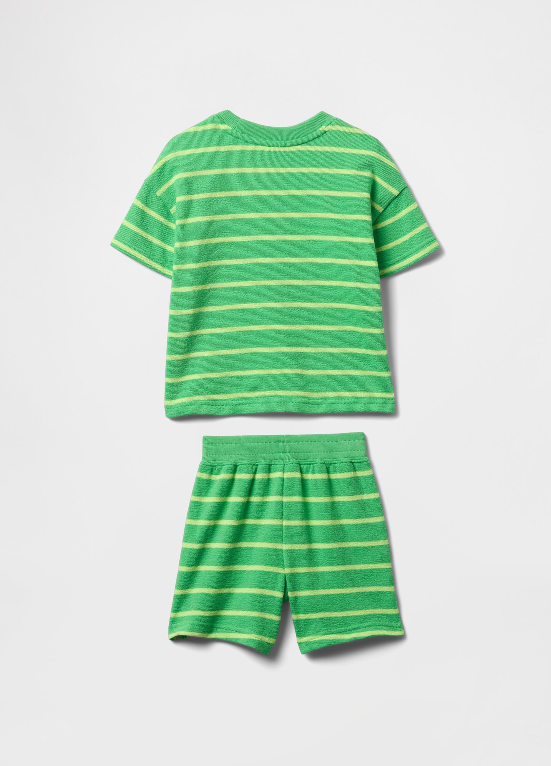 Green striped GAP Kids set