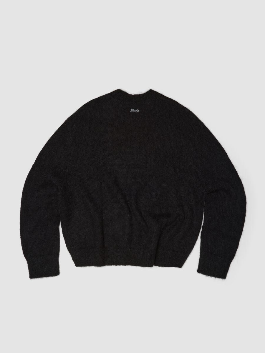 Black Mohair Crew Neck_5