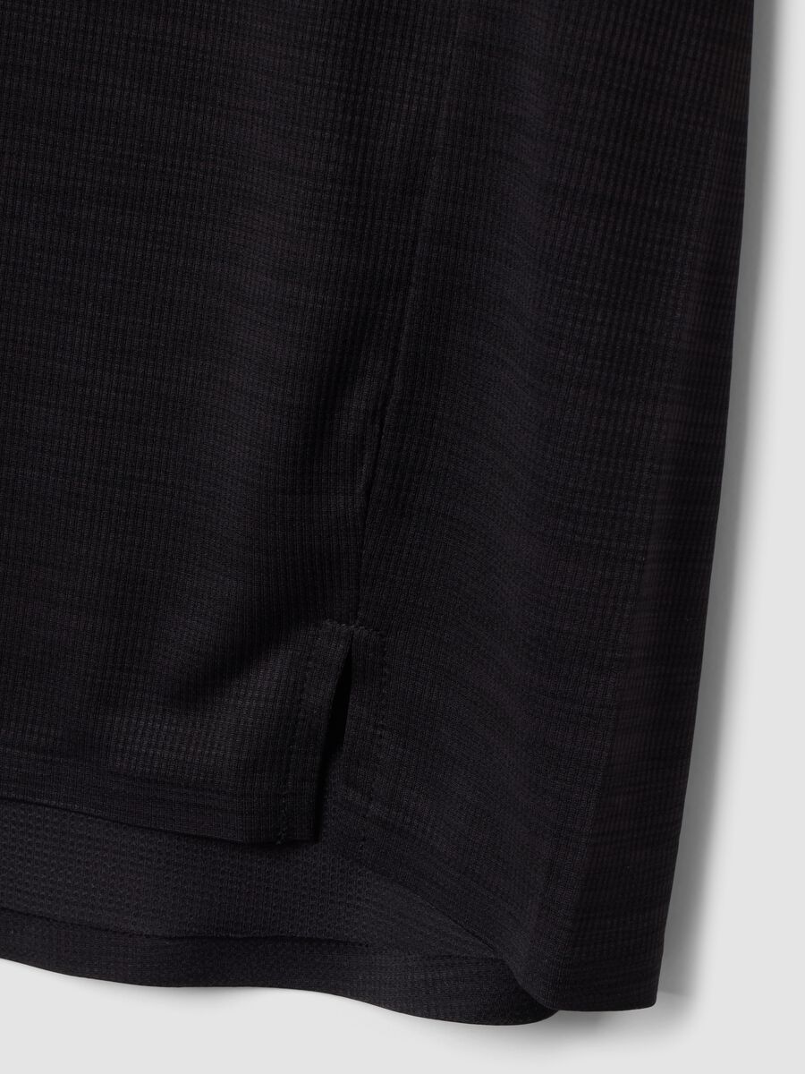 ALTAVIA black breathable technical slim-fit T-shirt_7
