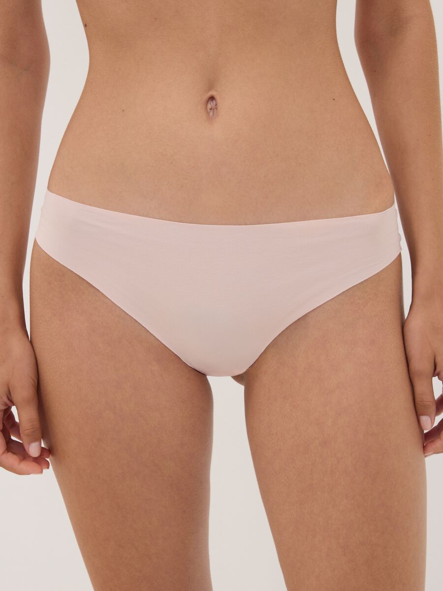 Pink stretch organic cotton briefs_1