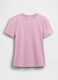Short-sleeve pink stretch T-shirt_3