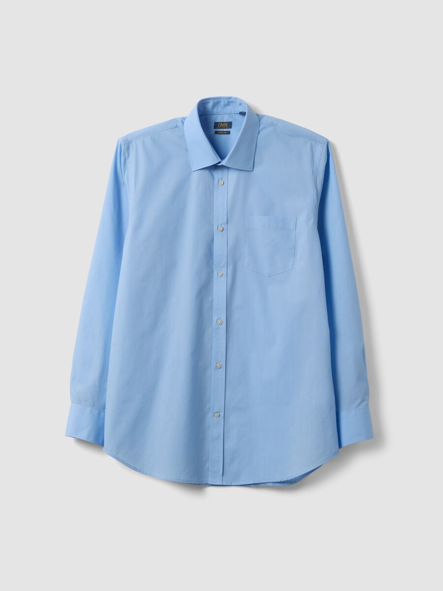 Light blue regular-fit shirt with classic collar, easy-iron_4