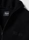 Black Ribbed Knit Hoodie_6