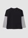 Black pure cotton crew-neck Minecraft print T-shirt &ndash; oversized fit_1