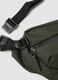 Marsupio verde con tasche zip e cintura regolabile idrorepellente_2