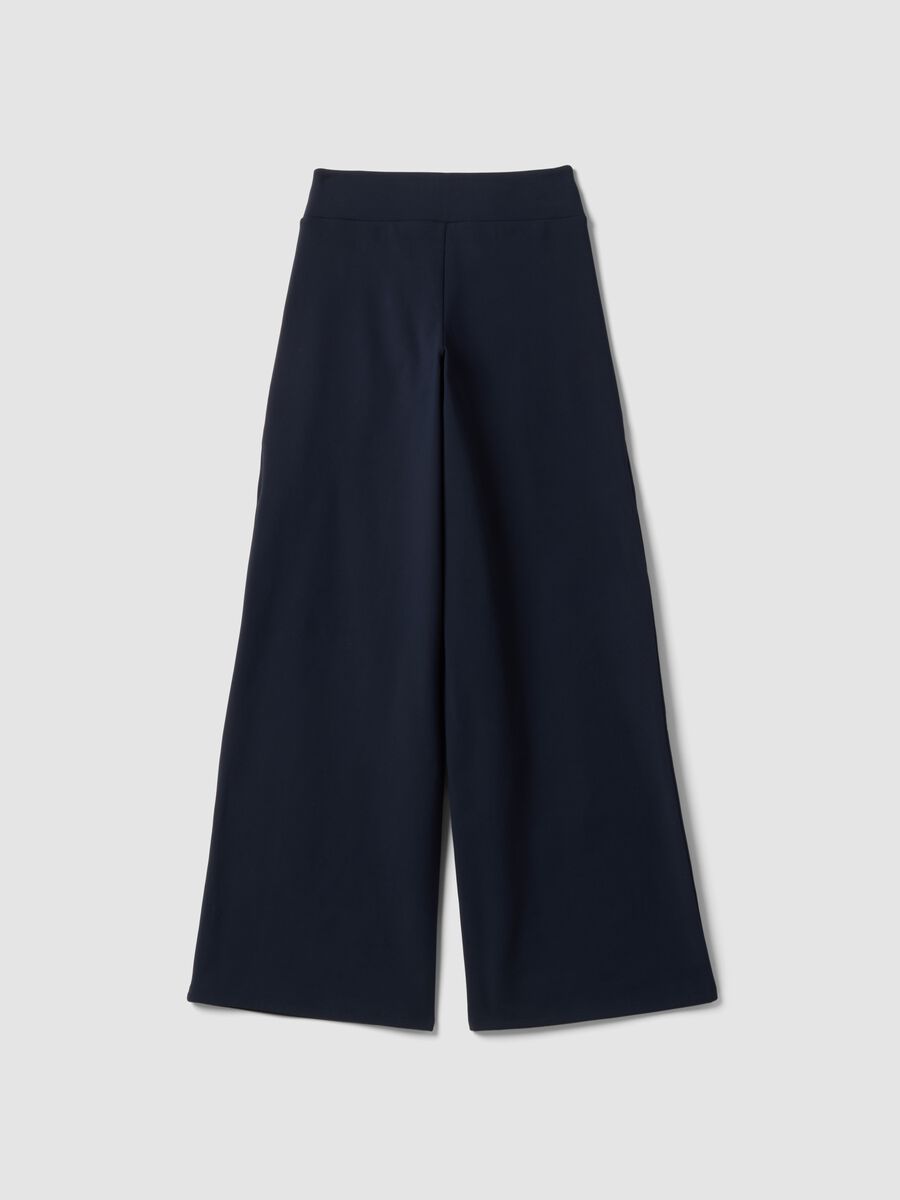 Blue stretch wide-leg trousers ALTAVIA STUDIO_6