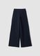 Blue stretch wide-leg trousers ALTAVIA STUDIO_6