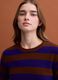 Purple pure wool striped crew-neck jumper_2