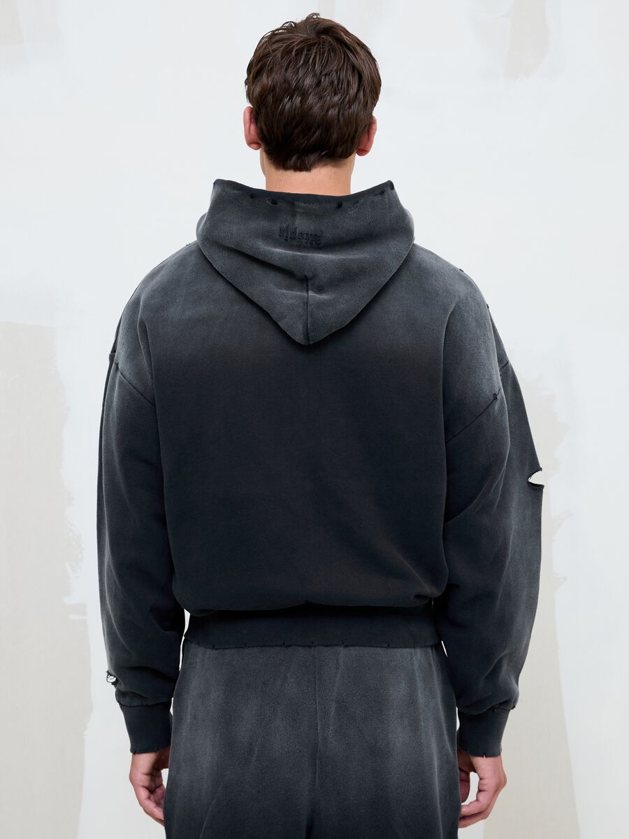 Full-zip Hoodie Sunfaded Black_4