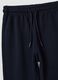 Pantaloni jogger blu in puro cotone organico_2