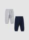 2-pack blue cotton jogger trousers_1