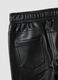 Pantaloni neri flare con vita elasticizzata_3