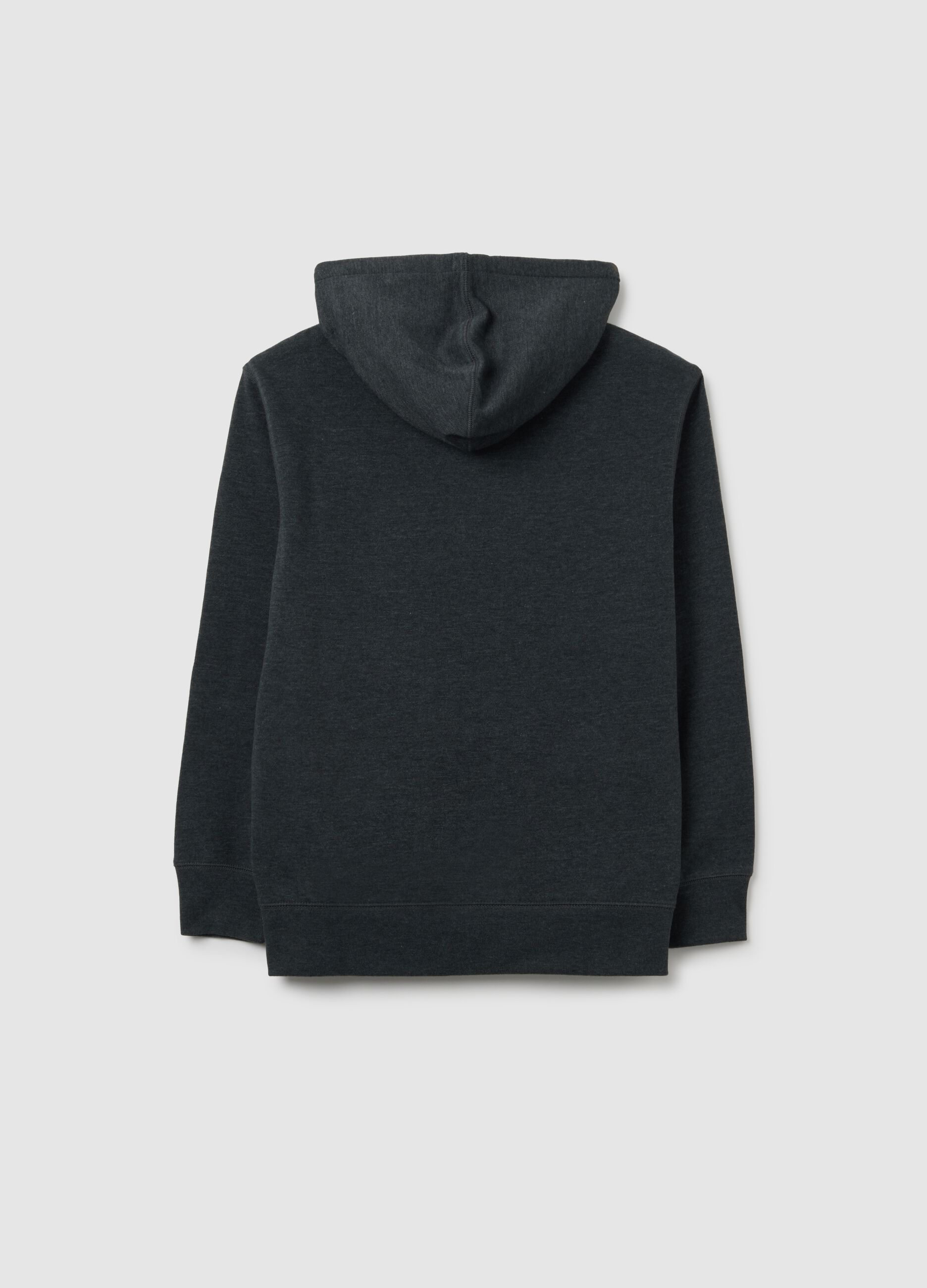 Hoodie with embroidered logo