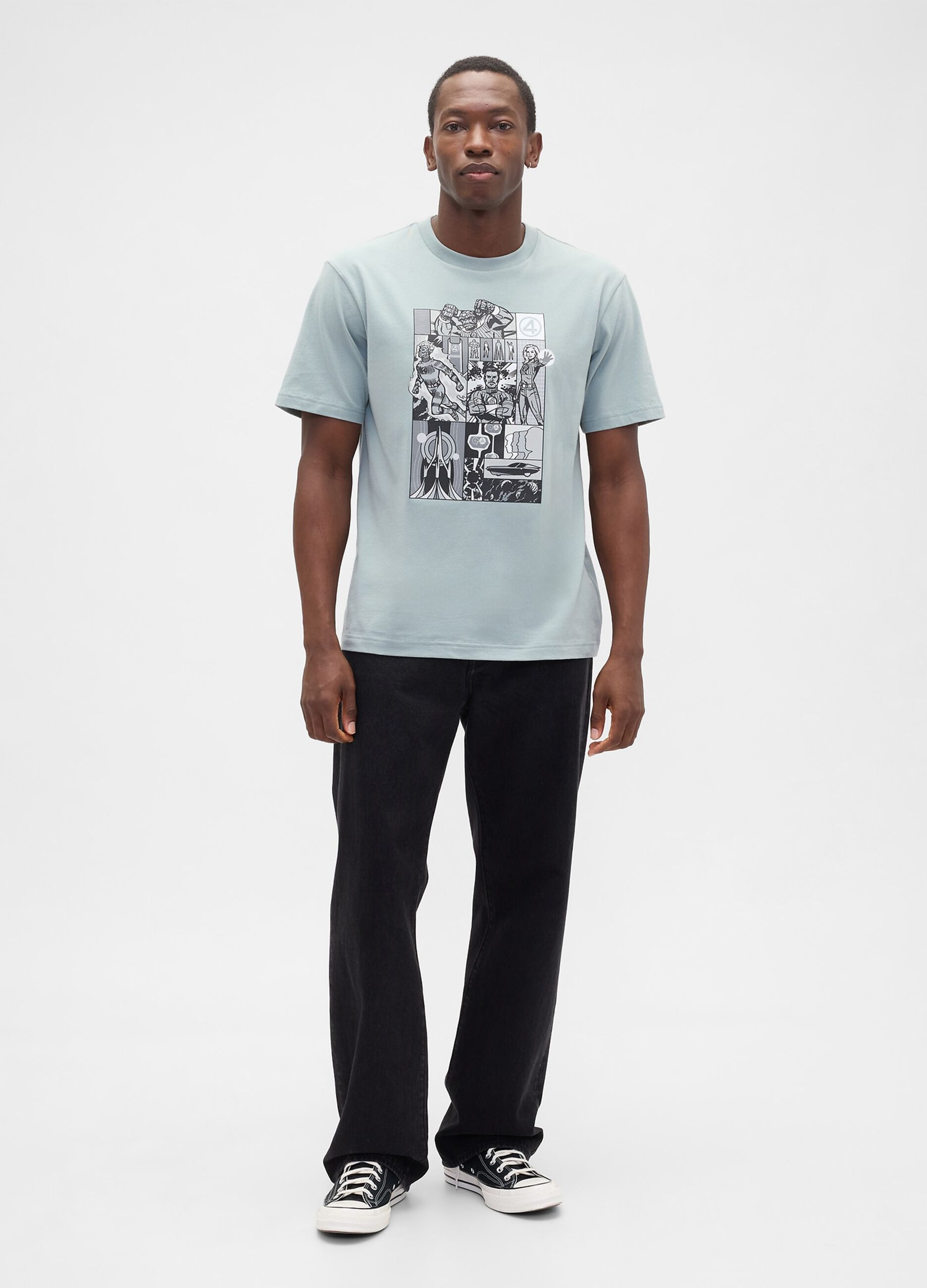 Short-sleeved pure cotton T-shirt