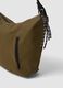 Green shoulder bag with adjustable strap_1