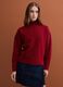 Red stretch wool jumper with raised neck_2