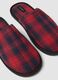 Red and Black Checked Slippers_2