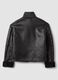 Black regular jacket with wide collar_6