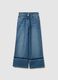 Girls' Pure Cotton Denim Wide Leg Jeans_3