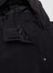 Giacca nera idrorepellente con cappuccio e zip regular fit ALTAVIA STUDIO_8
