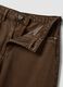 Jeans marroni in puro cotone barrel fit_5