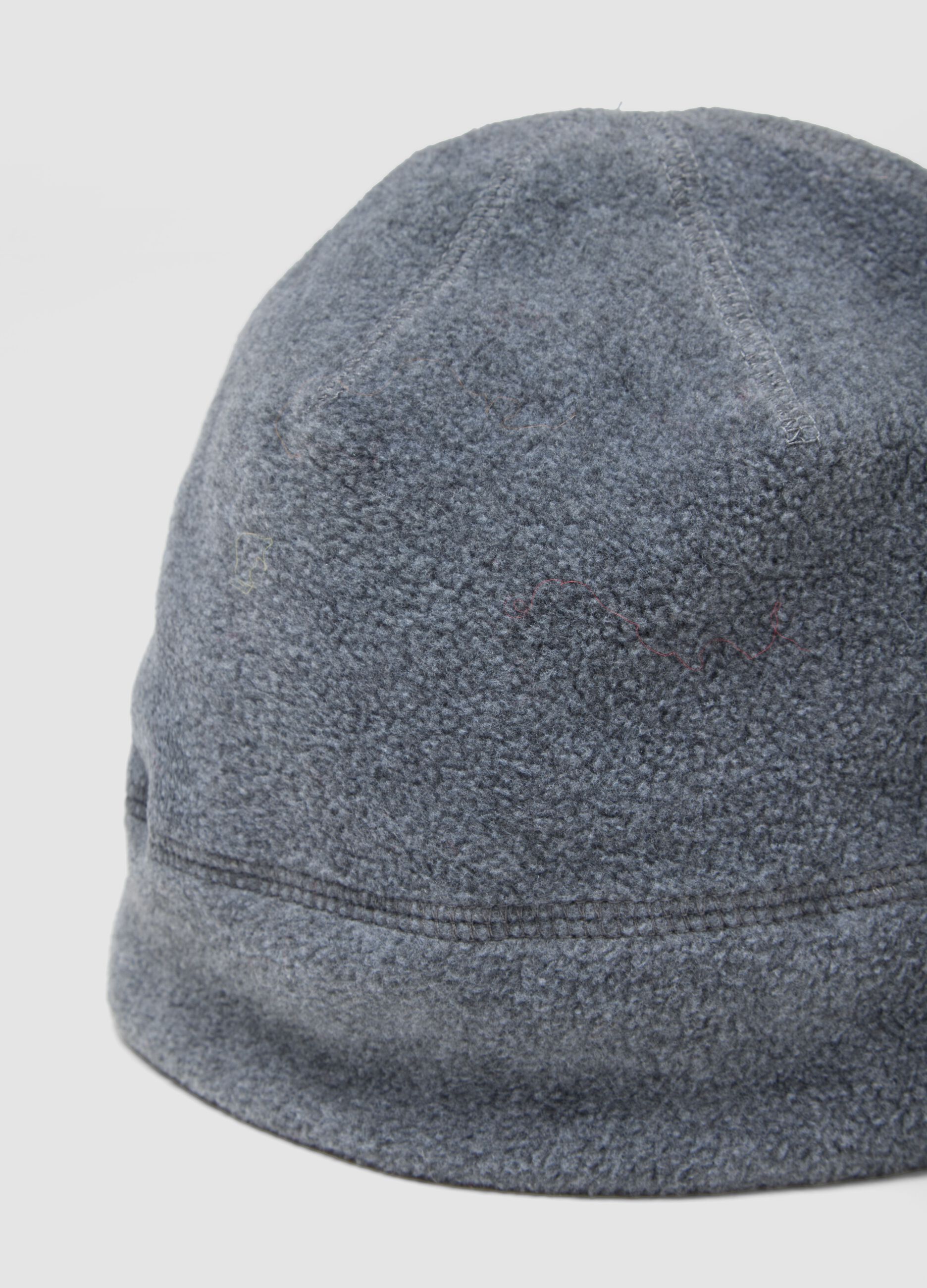 Grey fleece beanie