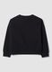 Black 100% cotton sweatshirt with K-Pop Demon Hunters print for girls_1