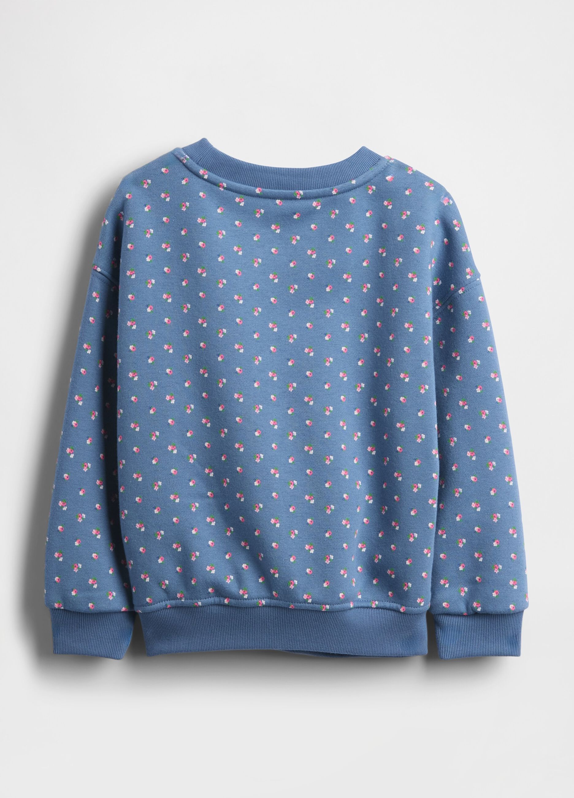 Blue Crew Neck Sweatshirt