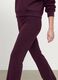 Leggings viola flare fit in viscosa jersey elasticizzata_2