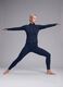 Blue fitted full-zip in stretch fabric ALTAVIA STUDIO_0
