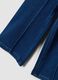 Jeans blu scuro wide leg in cotone elasticizzato_3