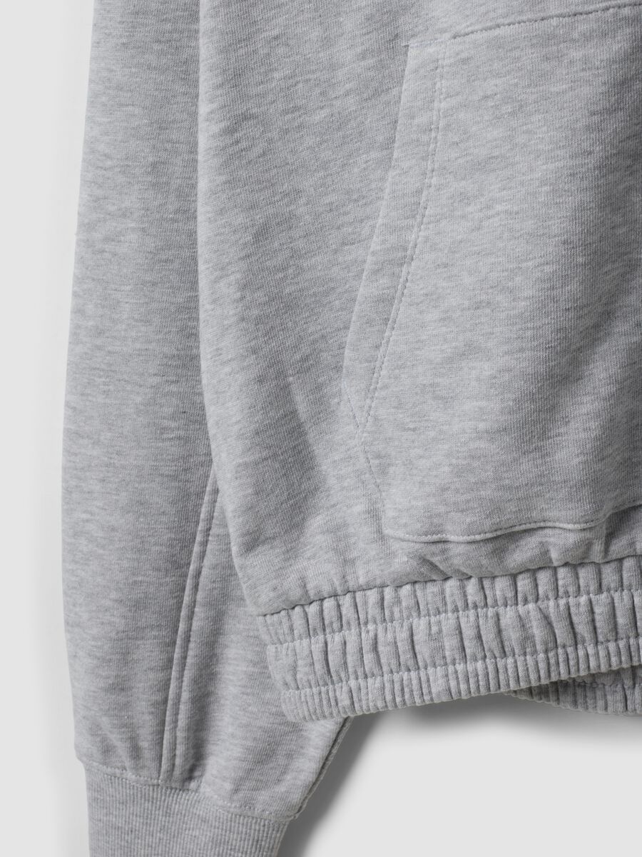 Grey organic cotton hooded sweatshirt_2