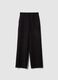 Black Straight Stretch Trousers_4
