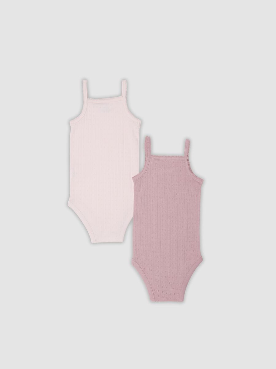 2-pack of pink organic cotton bodysuits for baby girls_1