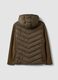 Brown regular-fit hooded zip-up jacket_2