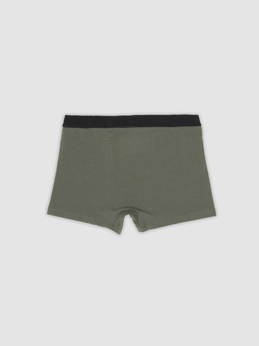 Green organic stretch cotton boxer shorts_1